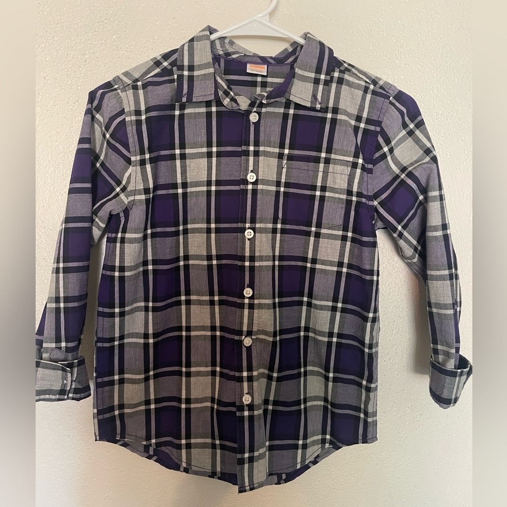 Gymboree boys long sleeve button down dress shirt